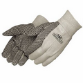 10 Oz. Canvas Work Gloves W/PVC Dot